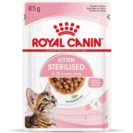 Royal Canin Kitten Sterilized Gravy 85gr
